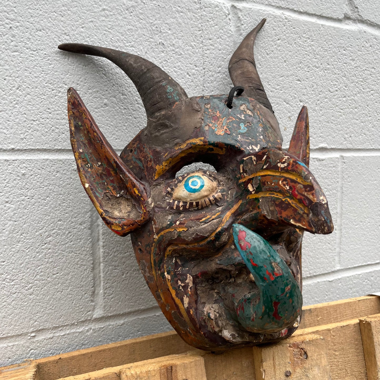 1970s ceremonial Diablo mask.