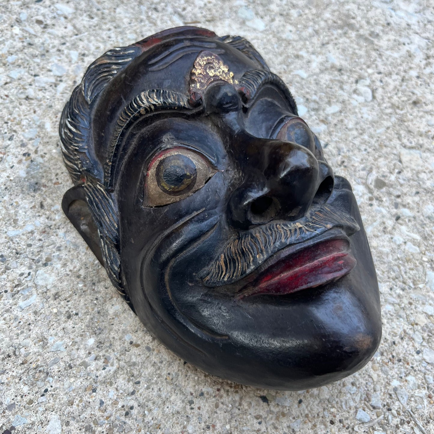 Vintage hand crafted Balinese mask.