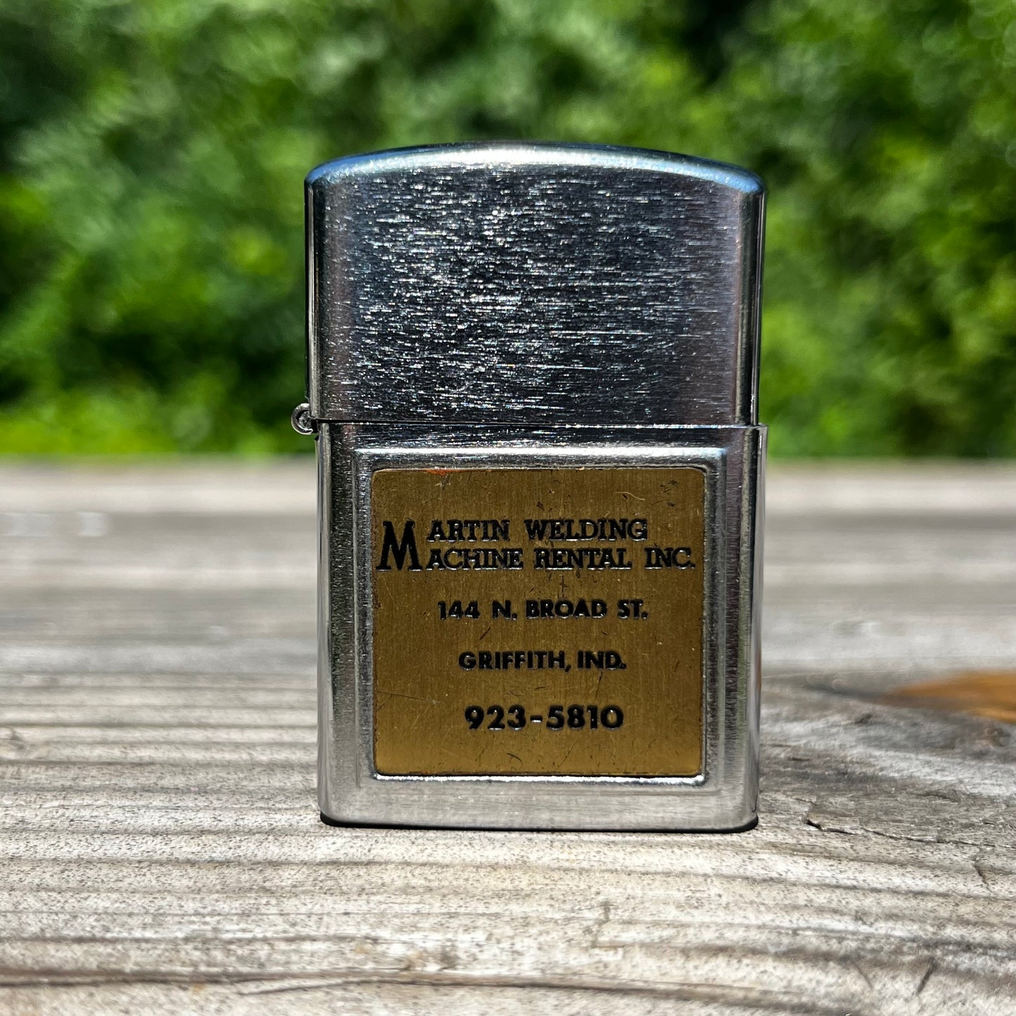 Vintage Martin machine flip rental lighter.