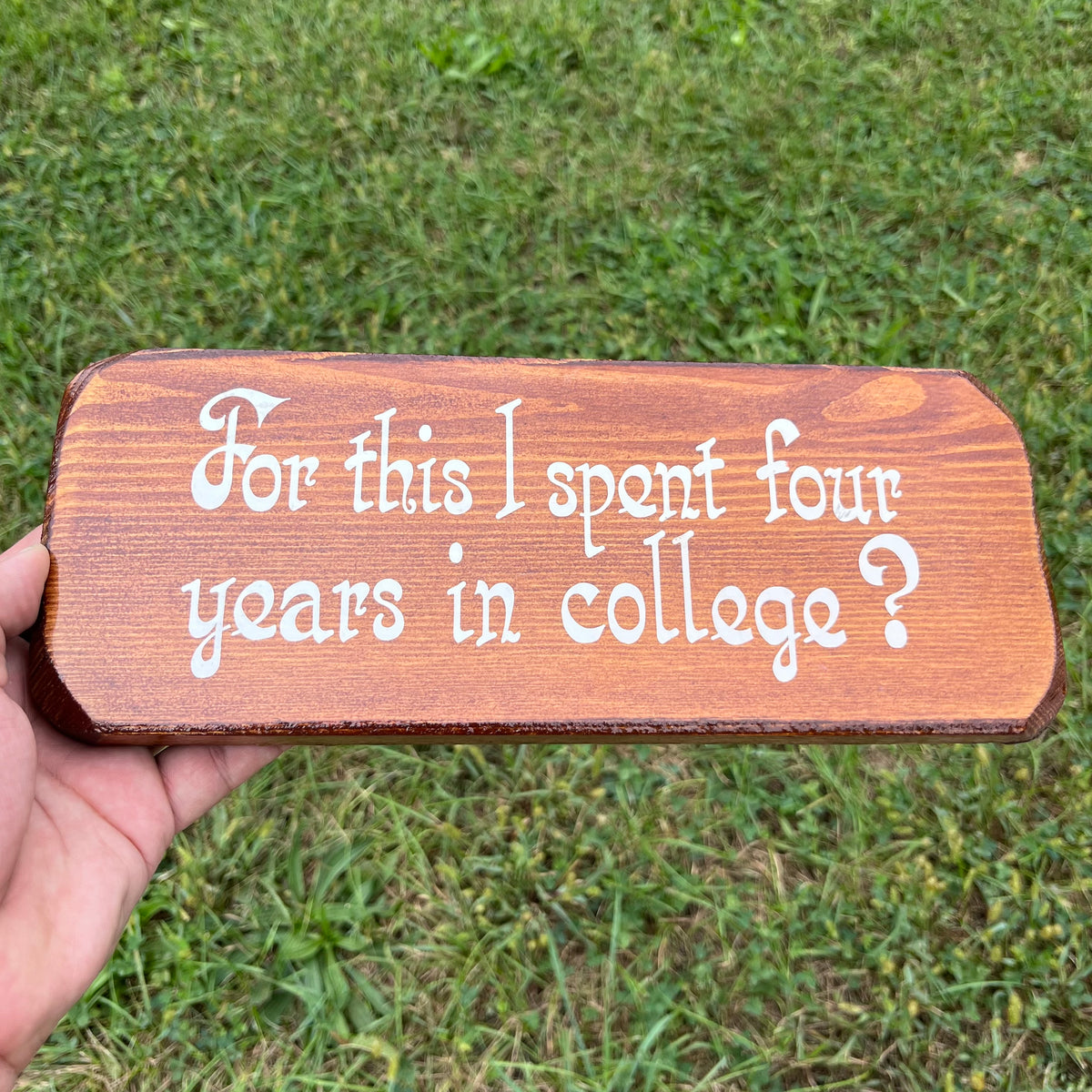 Vintage novelty plaque.