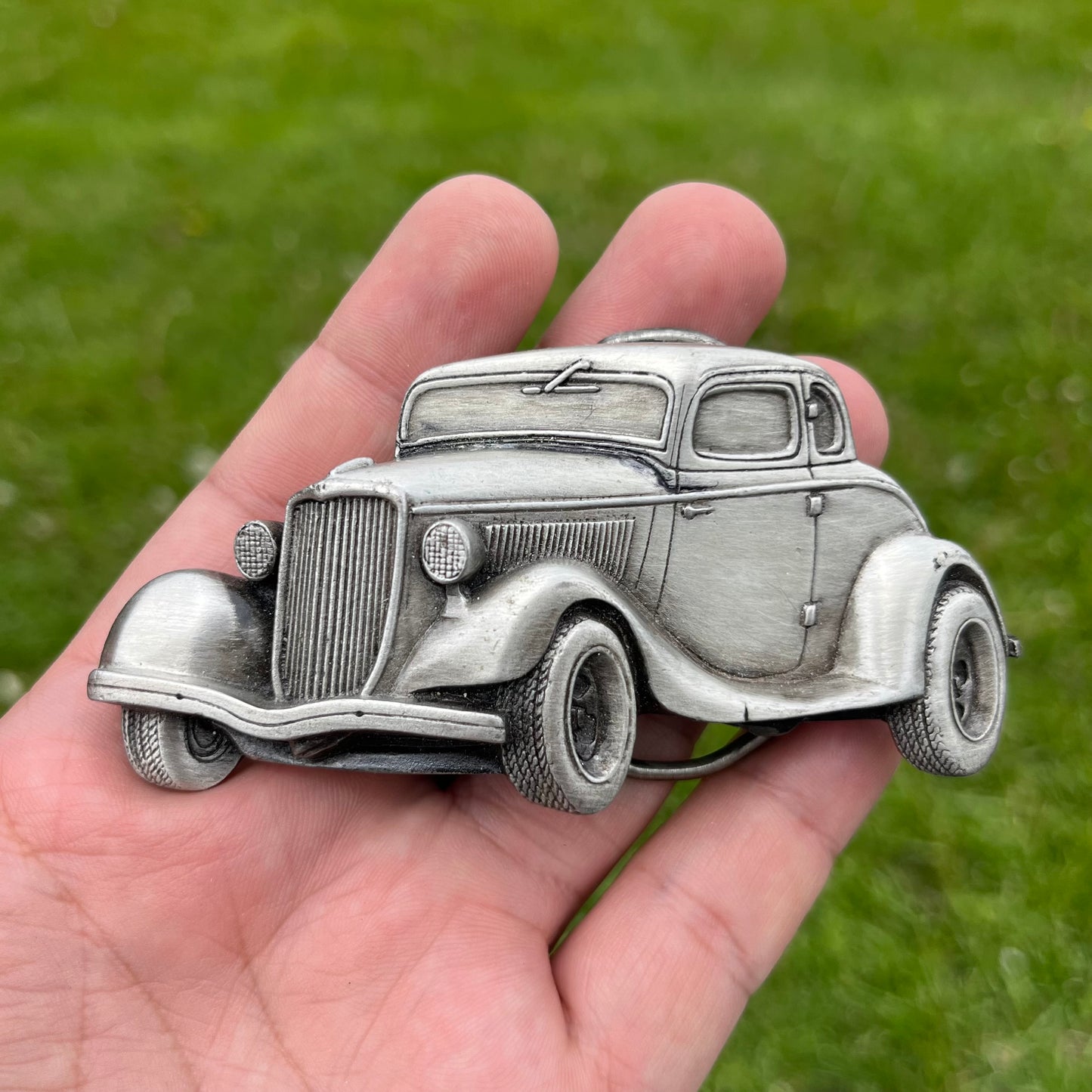 1980s Hot Rod belt buckle.