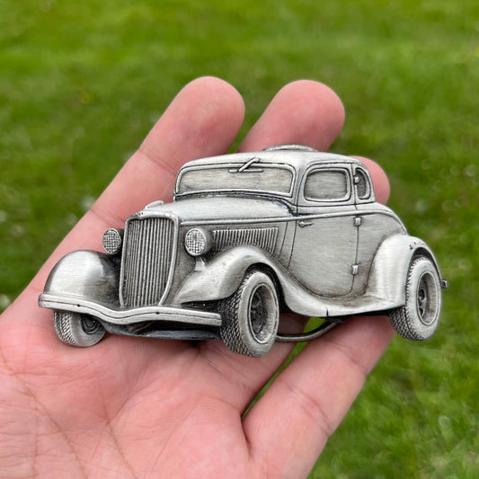 1980s Hot Rod belt buckle.