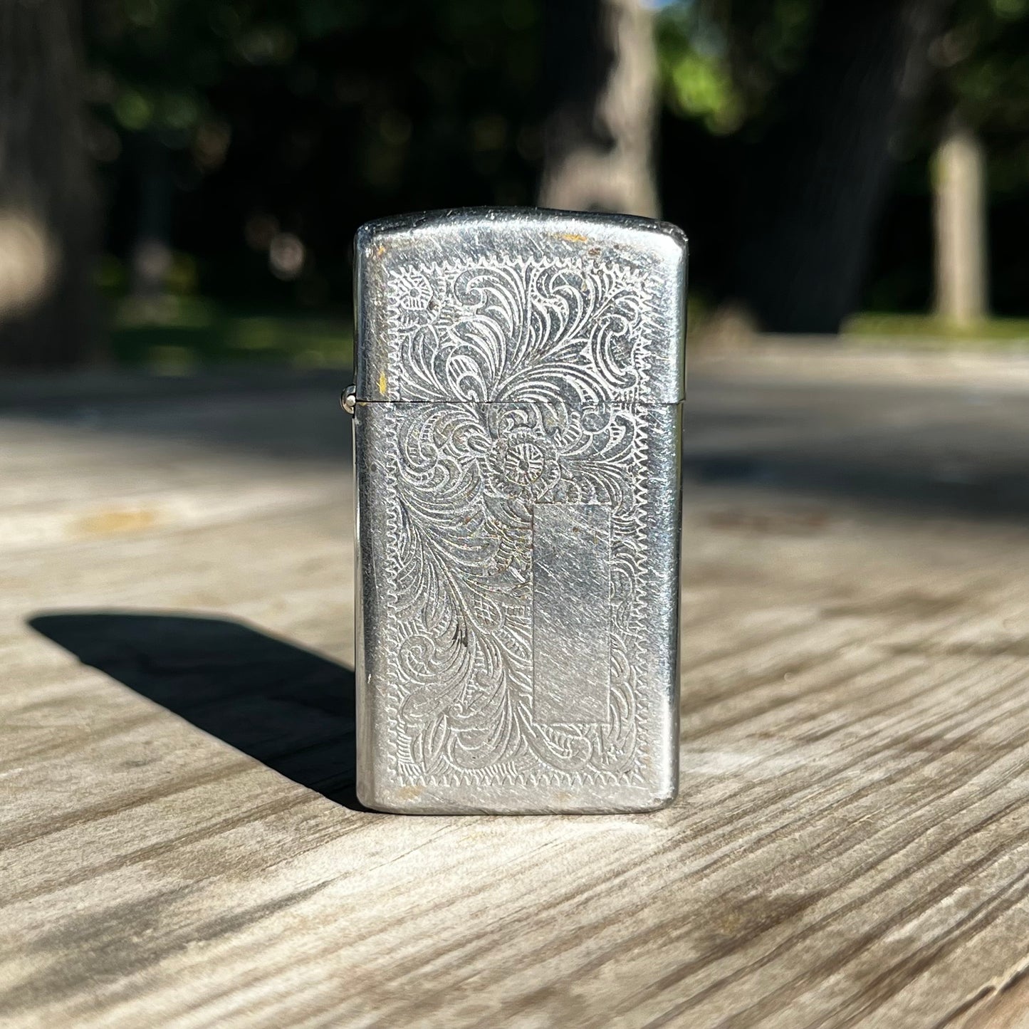 1970s Ornate initial Zippo.