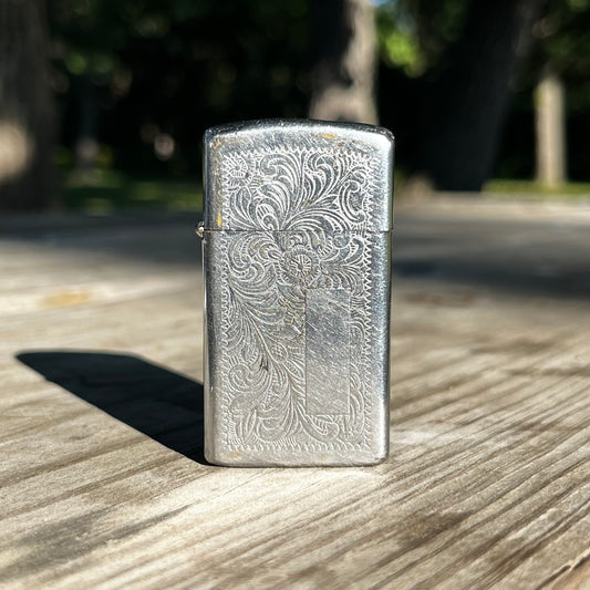 1970s Ornate initial Zippo.
