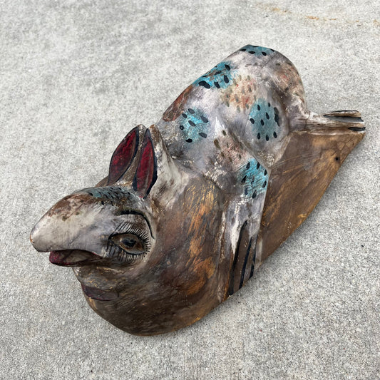 Vintage decorative rabbit mask.