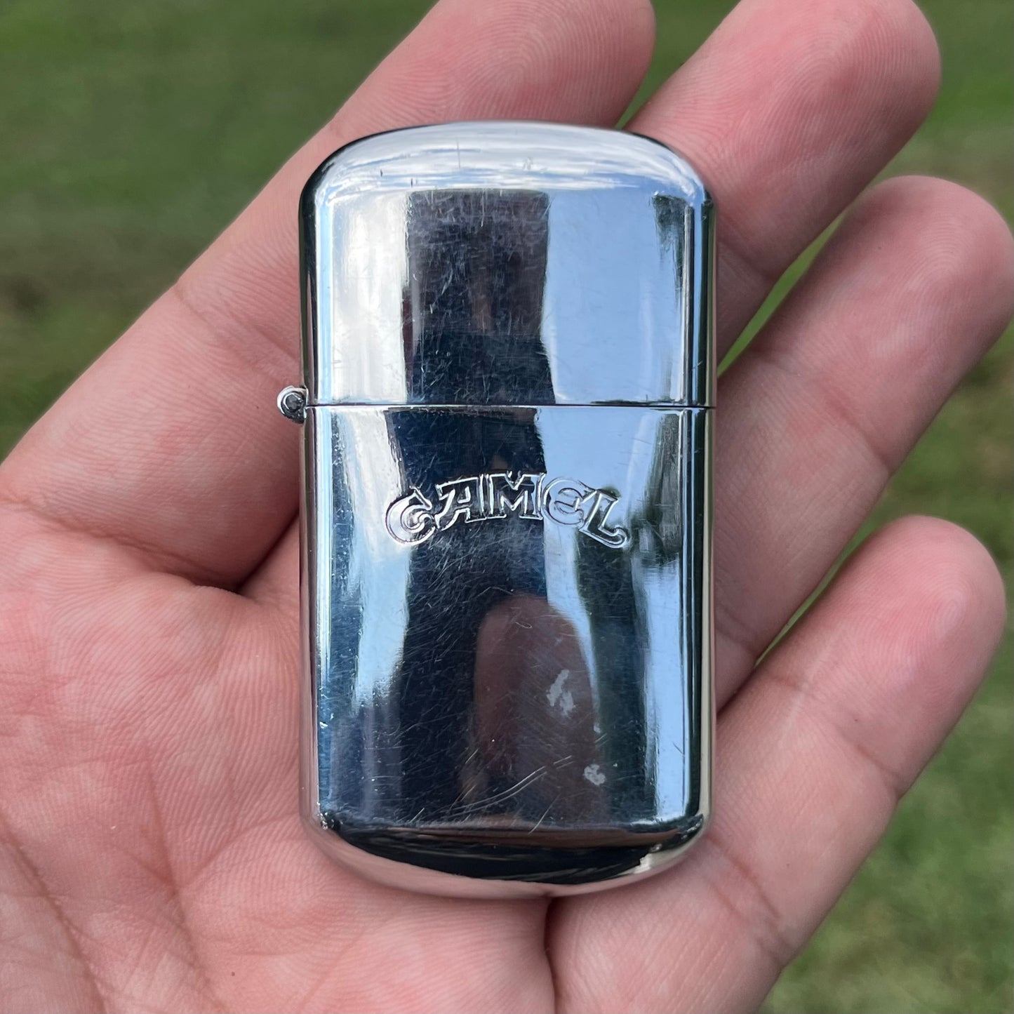 Vintage Camel flip lighter.