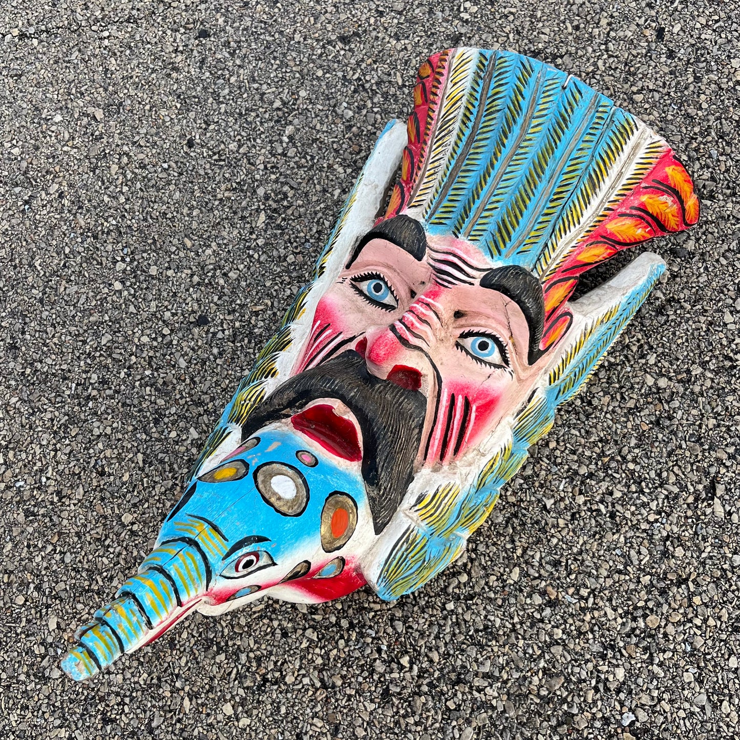 1960s/1970s Decorative Bird man mask.