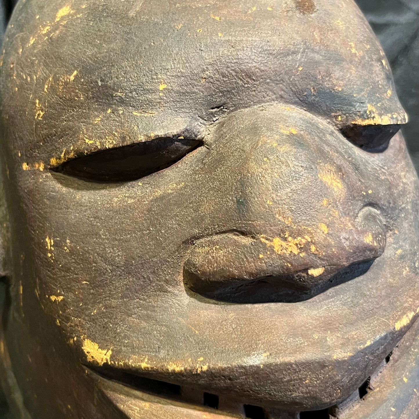 1940s African Lipiko Makonde helmet.