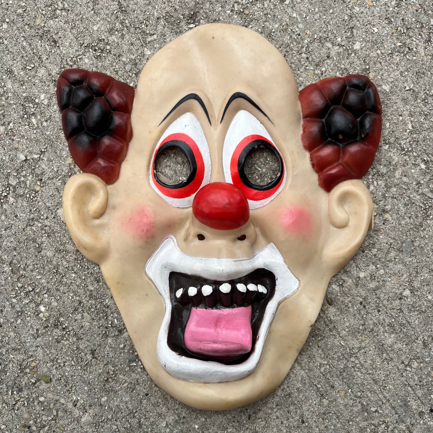 90s Rubber clown mask.