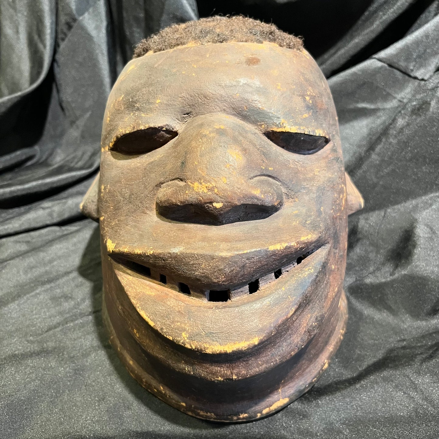 1940s African Lipiko Makonde helmet.