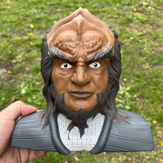 1994 Vinyl Klingon coin bank.