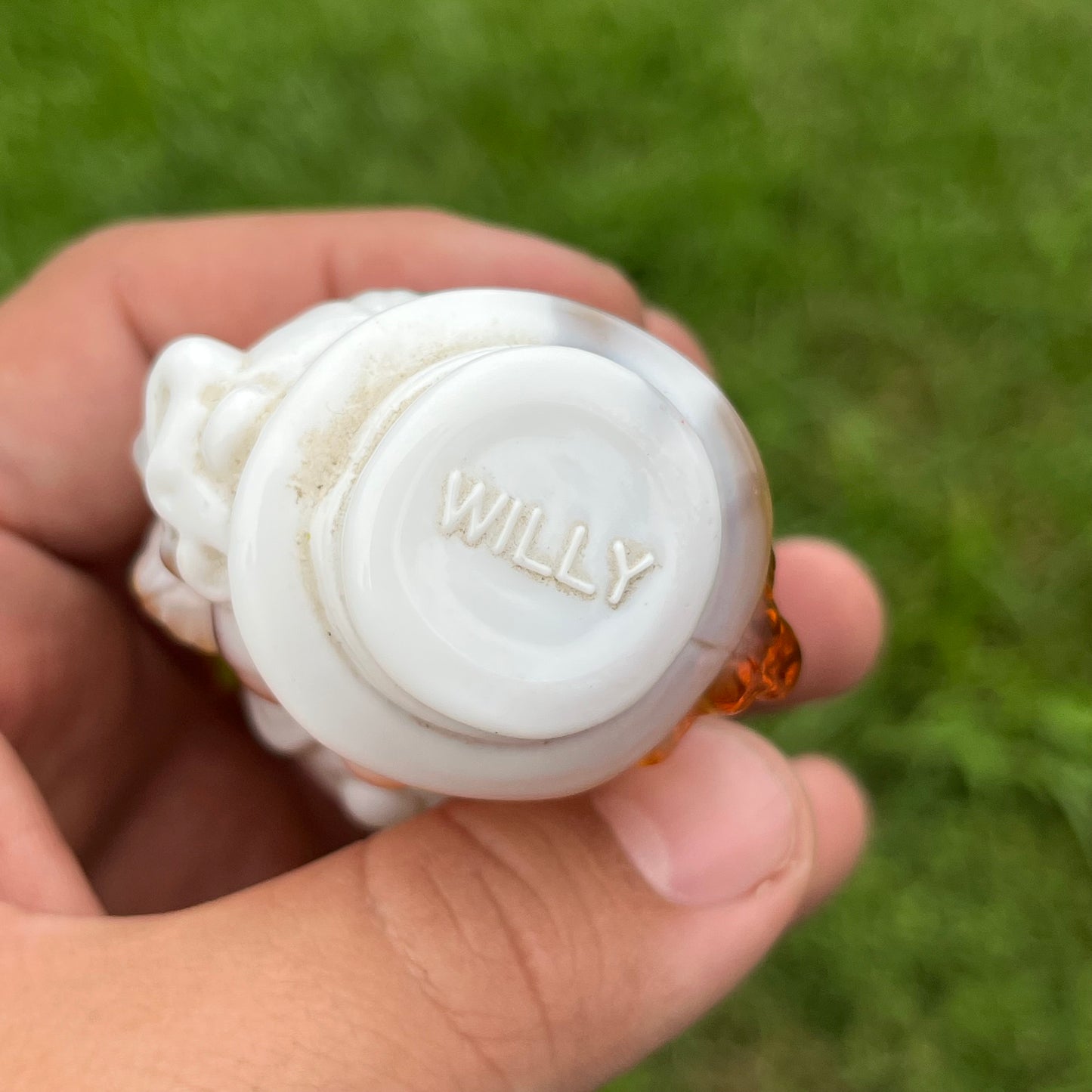 Vintage “Willy” mosser glass clown.