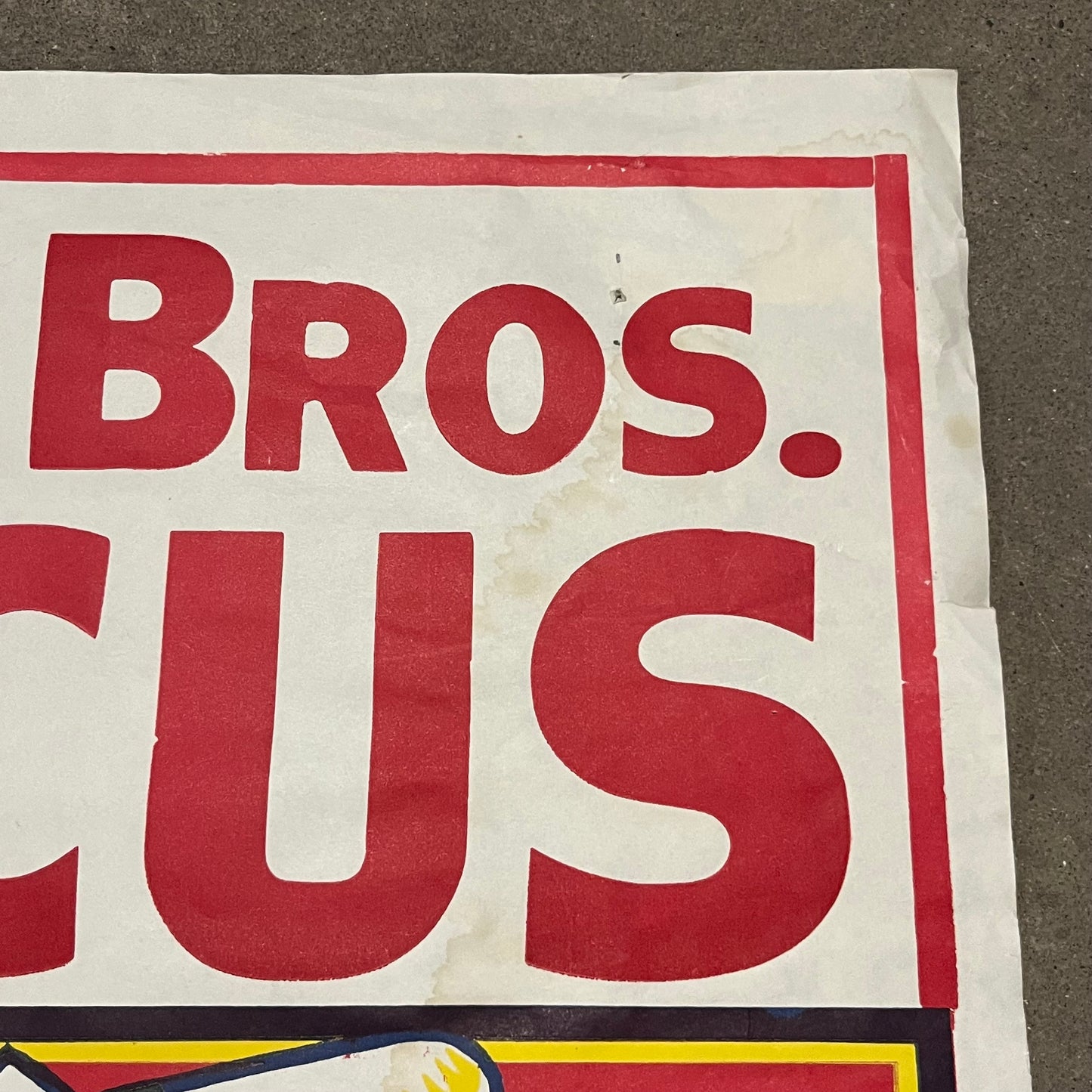 1970s Hoxie Bros. circus poster.