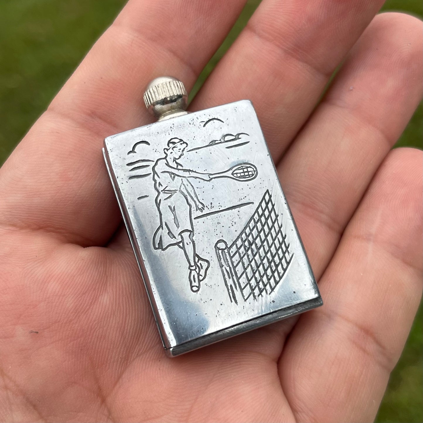 1930s Match King golfer permanent match. (Missing strike strip)
