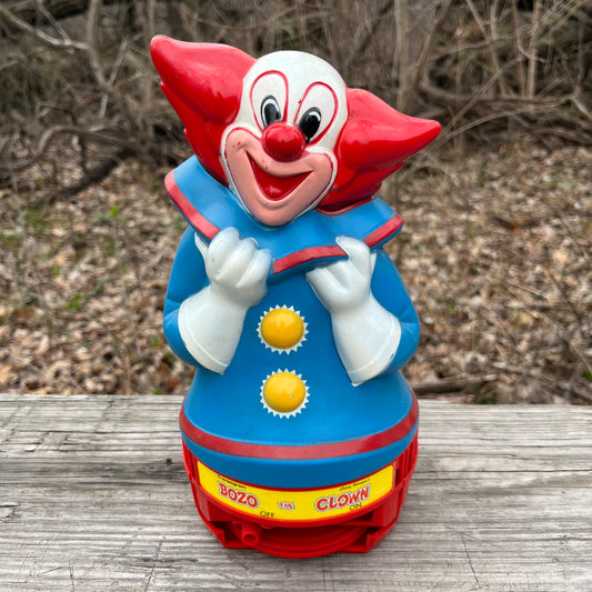 1960s Bozo the clown standing record player phonograph.