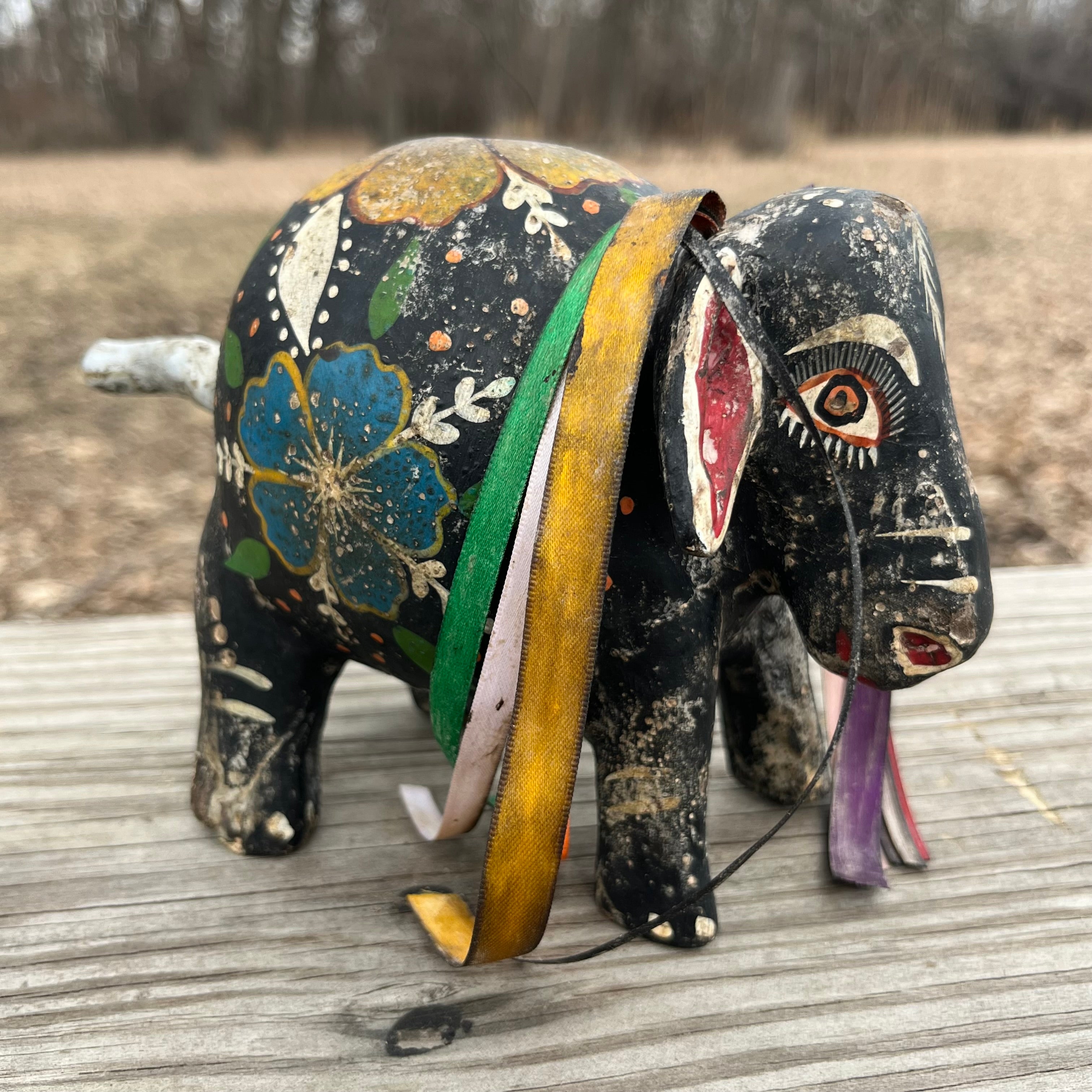 Hand crafted donkey gourd maraca. – Sad Heart Vintage