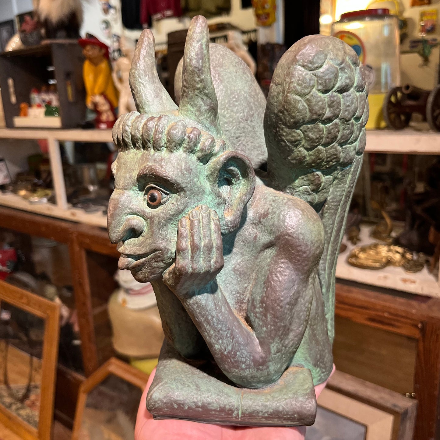 1993 Resin cast Gargoyle.