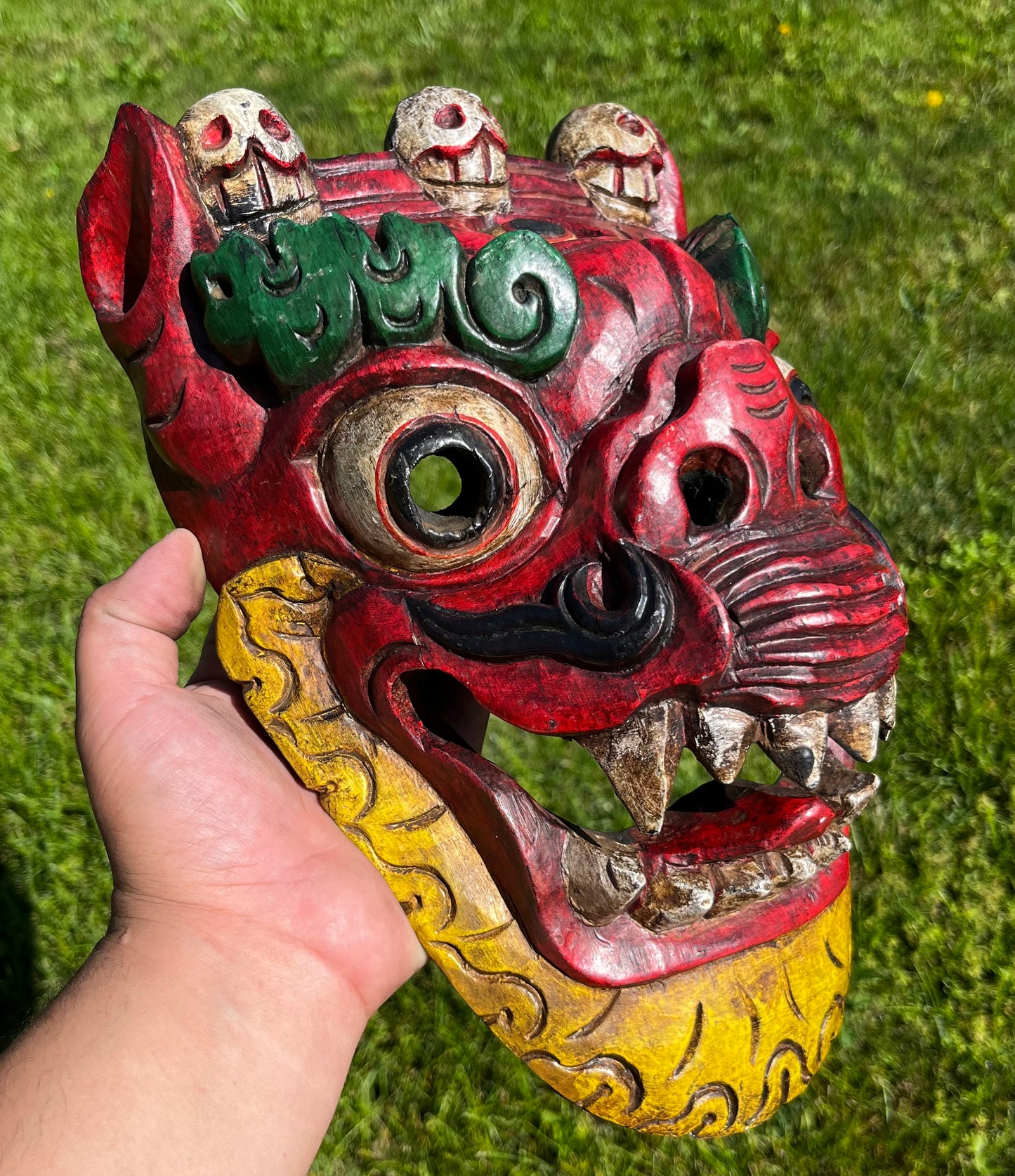 Vintage Nepali Snow lion.