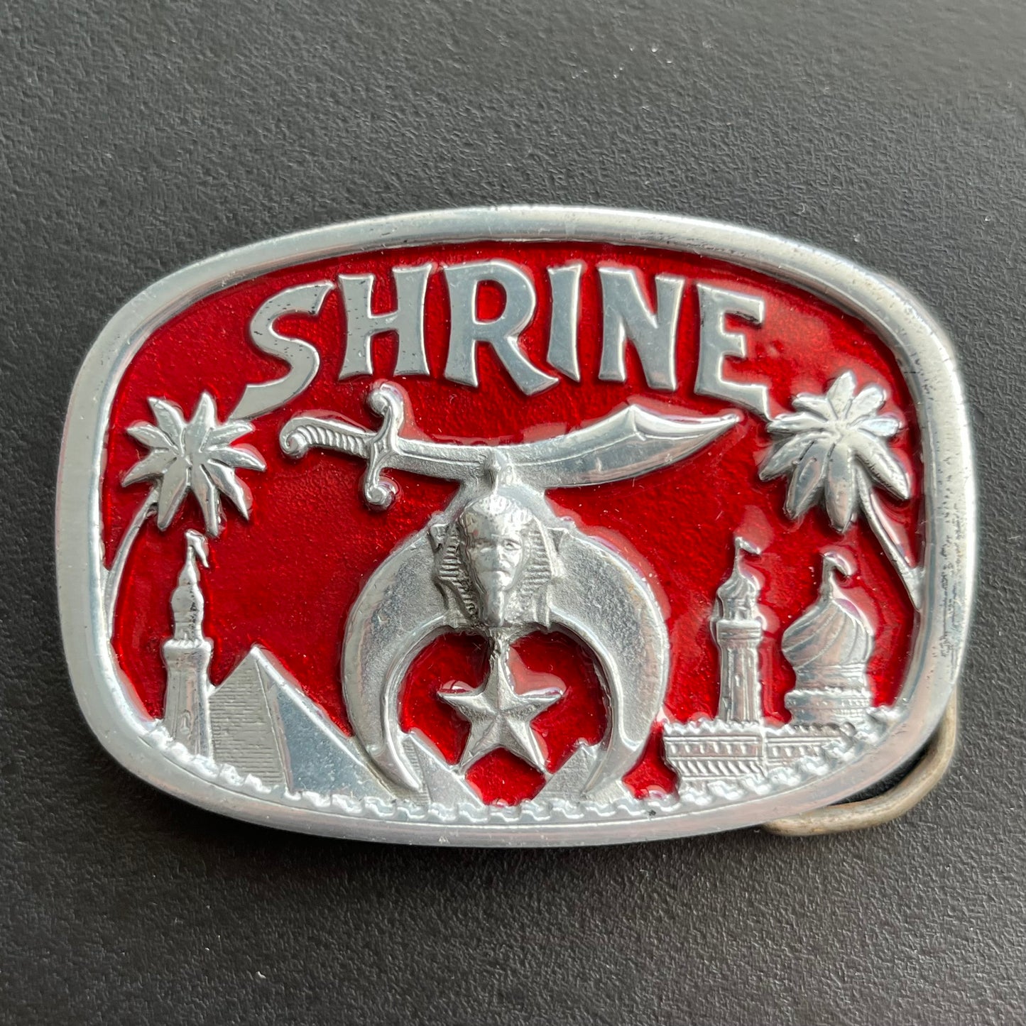 1986 Shrine belt buckle.
