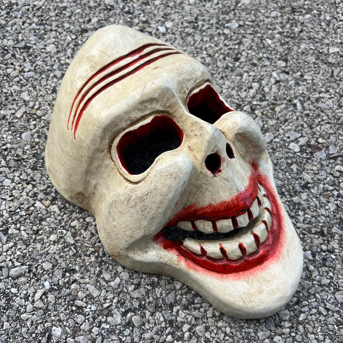Hand crafted Nepali Citipati skull mask.
