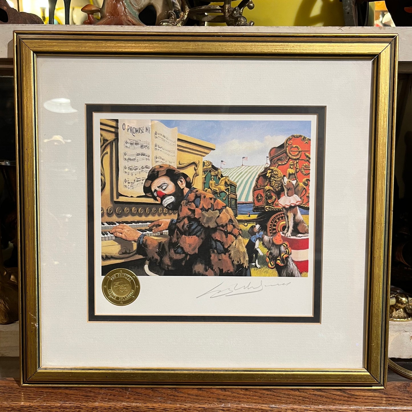 90s Emmet Kelly Jr. O.G. circus collection print.