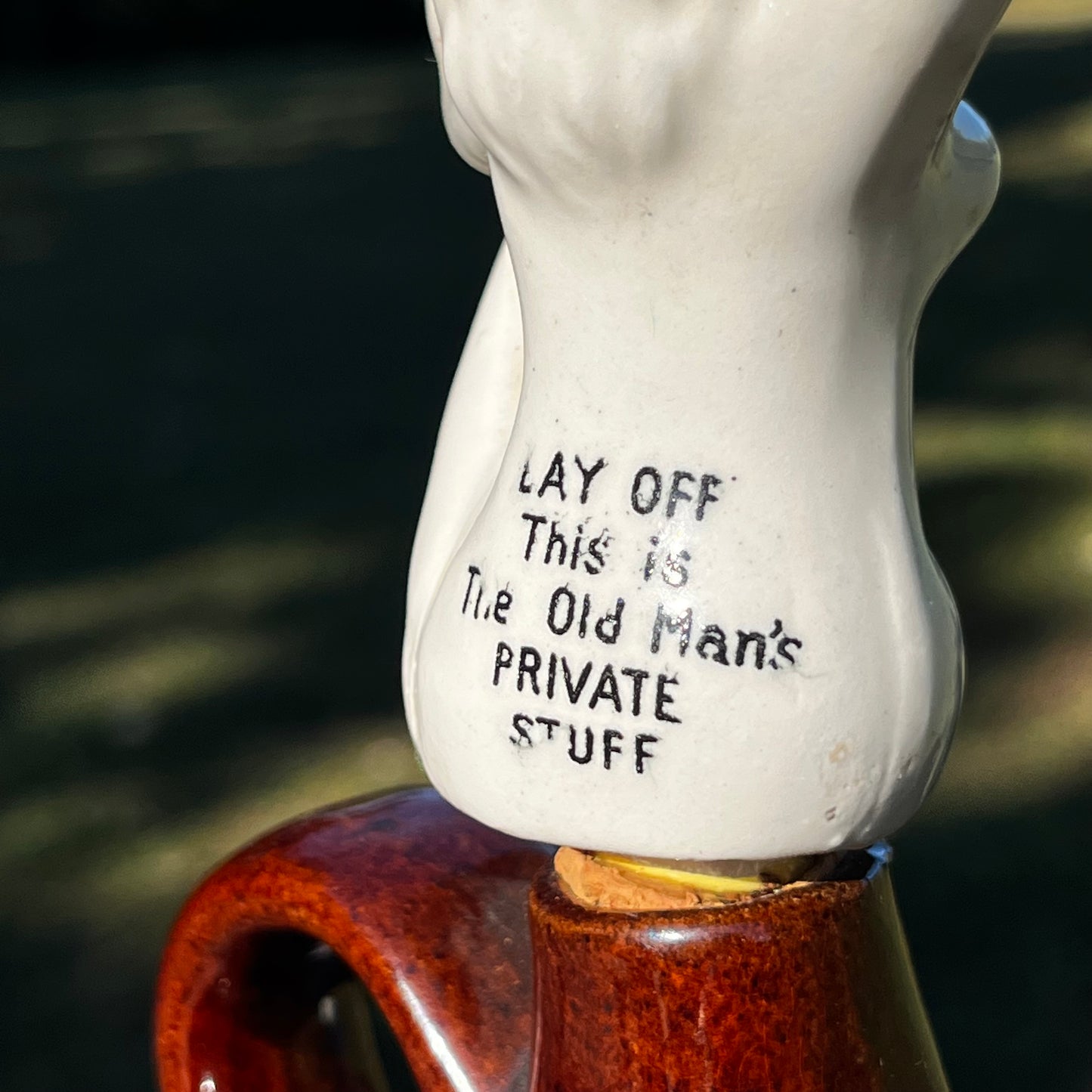 1950s Old Mans private stuff jug.