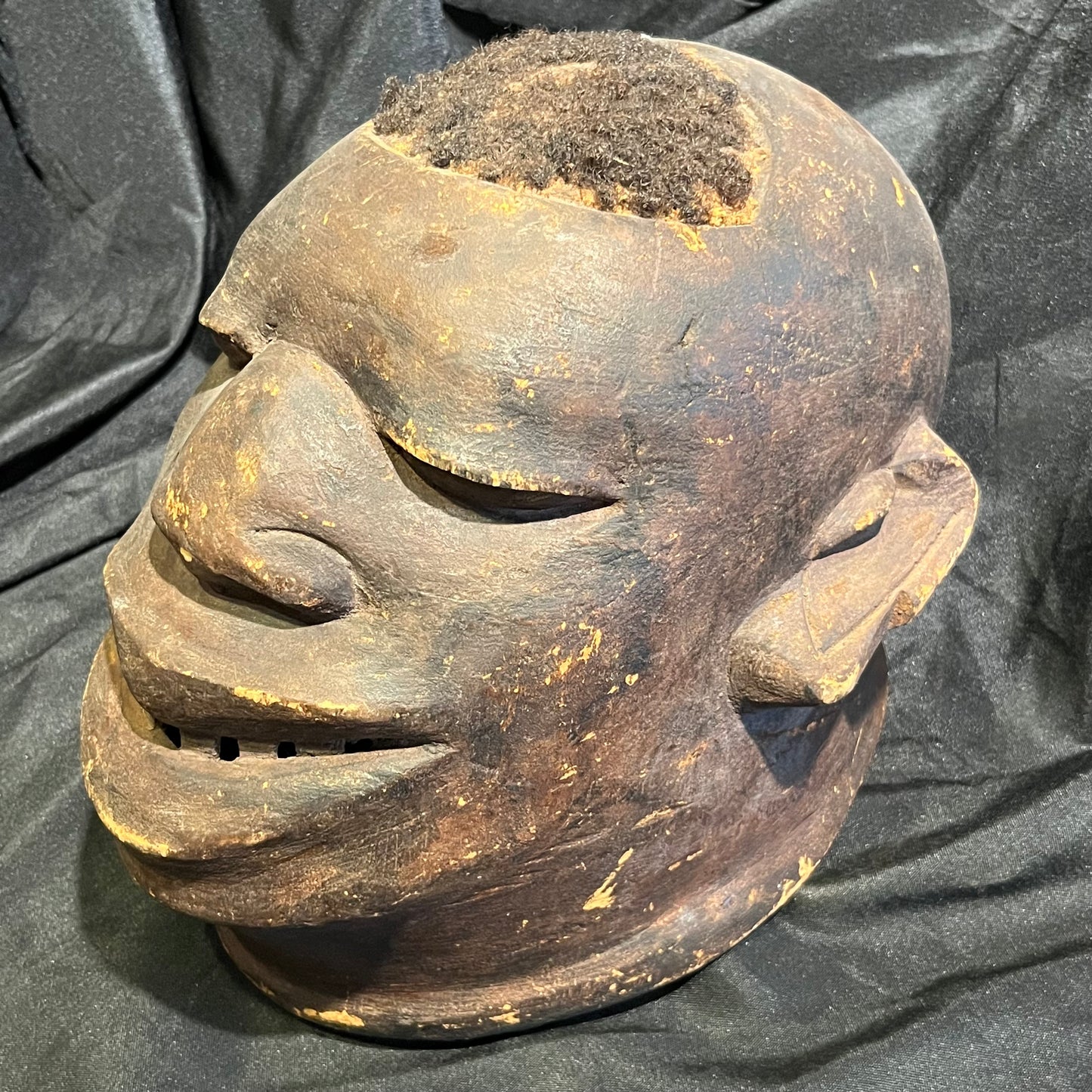 1940s African Lipiko Makonde helmet.