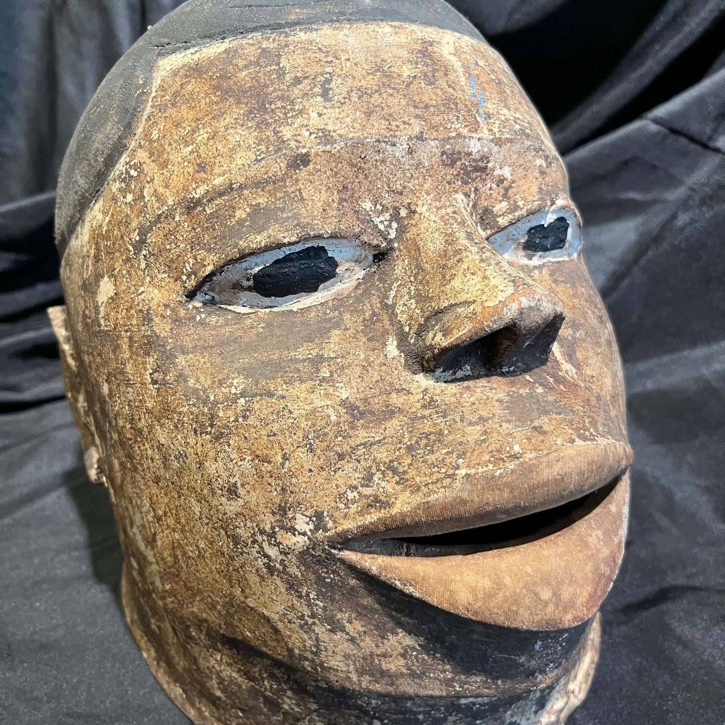 1940s Lipiko Makonde helmet.