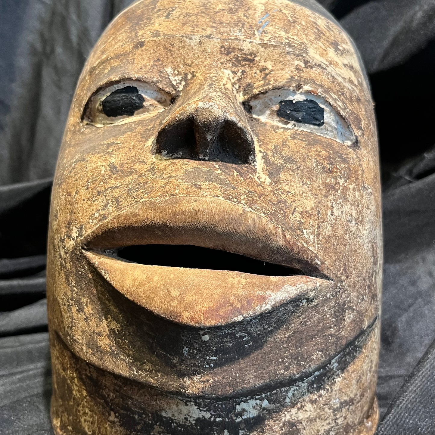 1940s Lipiko Makonde helmet.