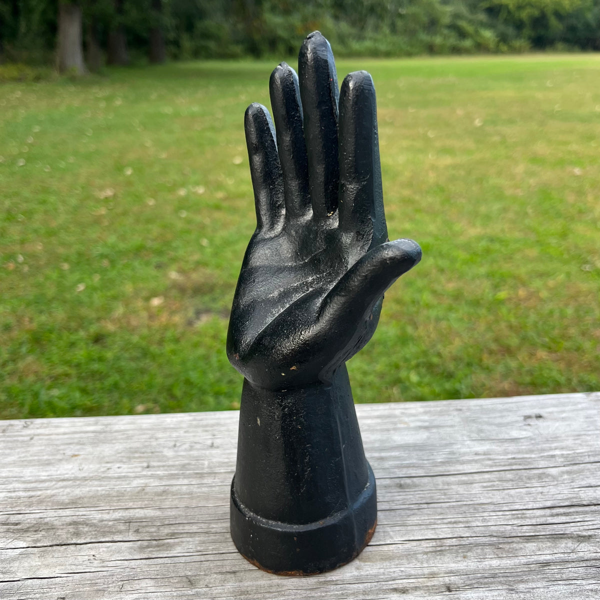 Vintage cast iron hand.