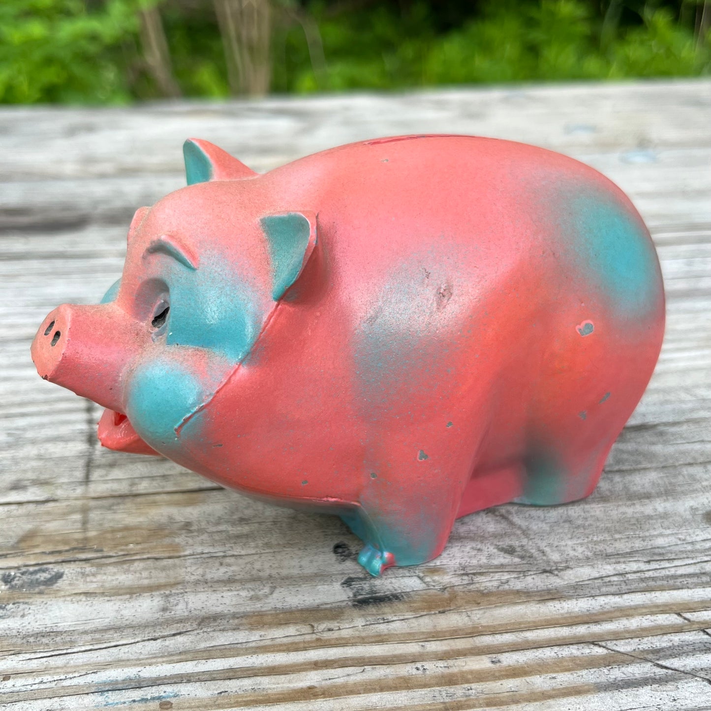 Vintage Kankakee piggy bank.