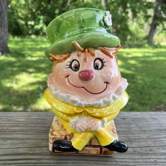 1960s Humpty Dumpty planter.