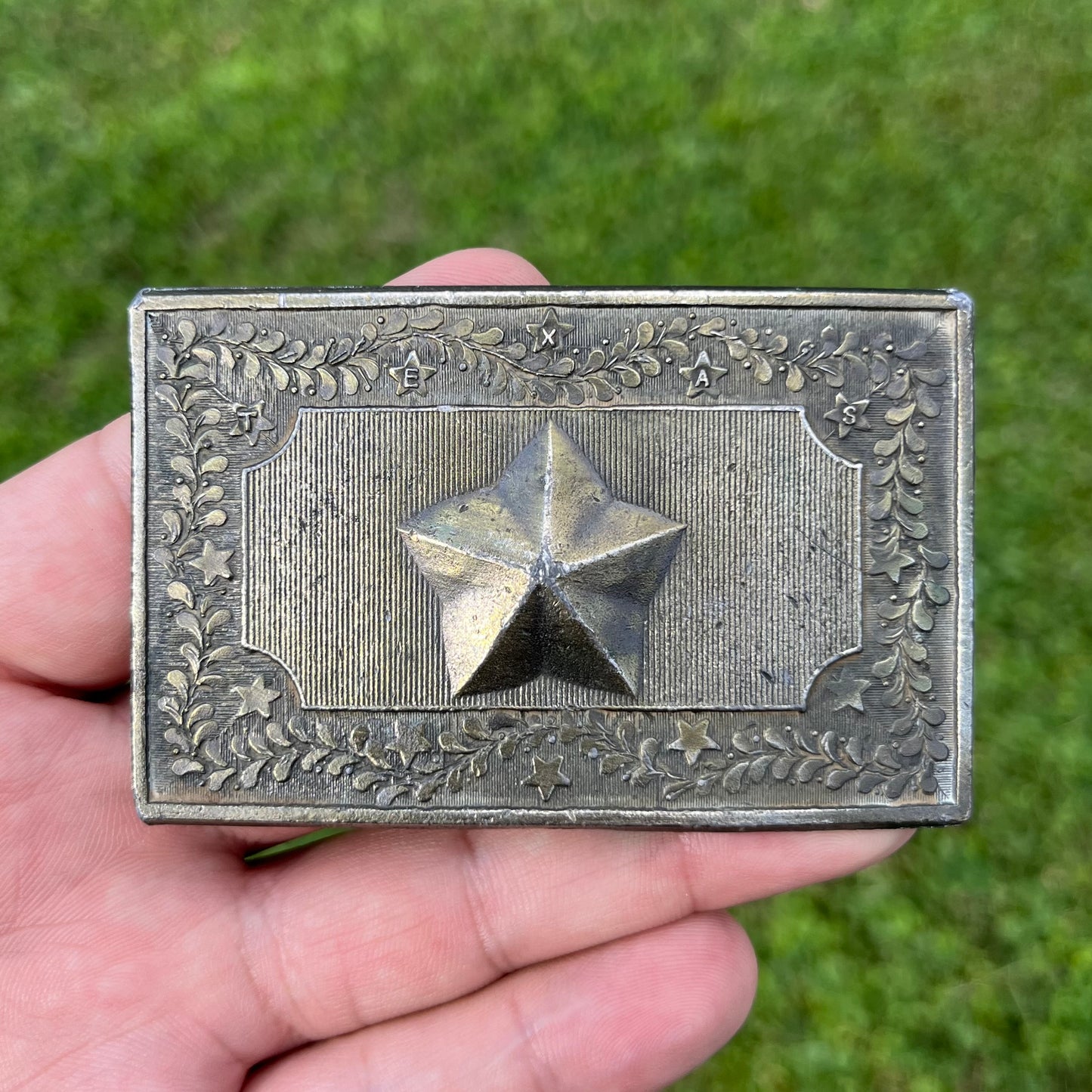 Vintage Texas star belt buckle.