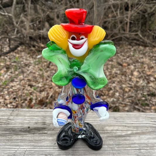 1960s Glass blown Murano clown.