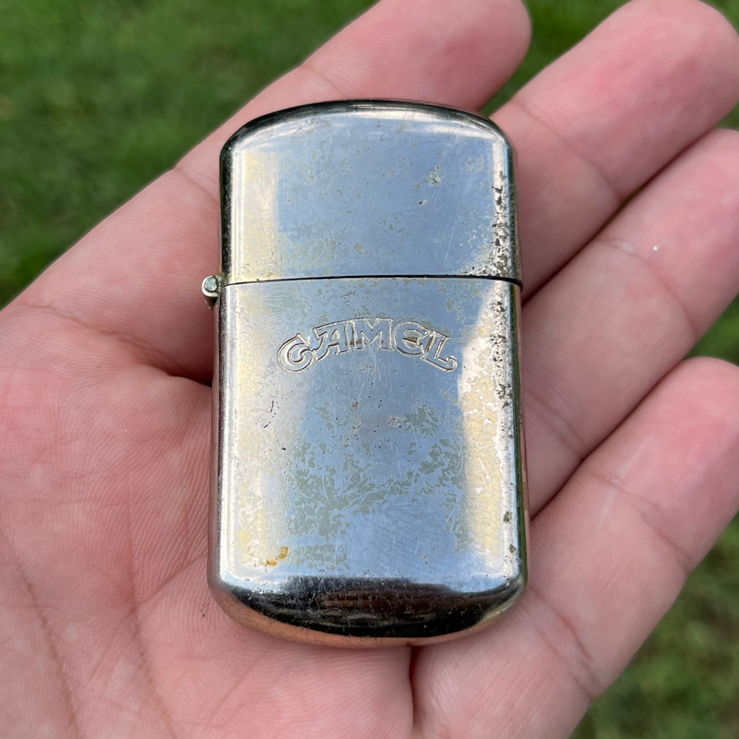 Vintage Camel flip lighter.