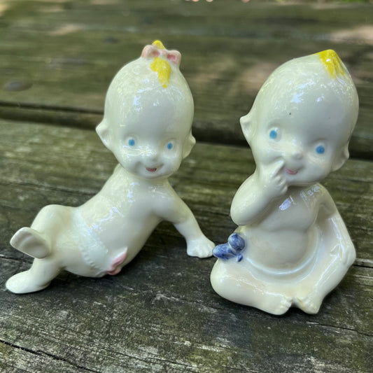 Vintage Kewpie pair.