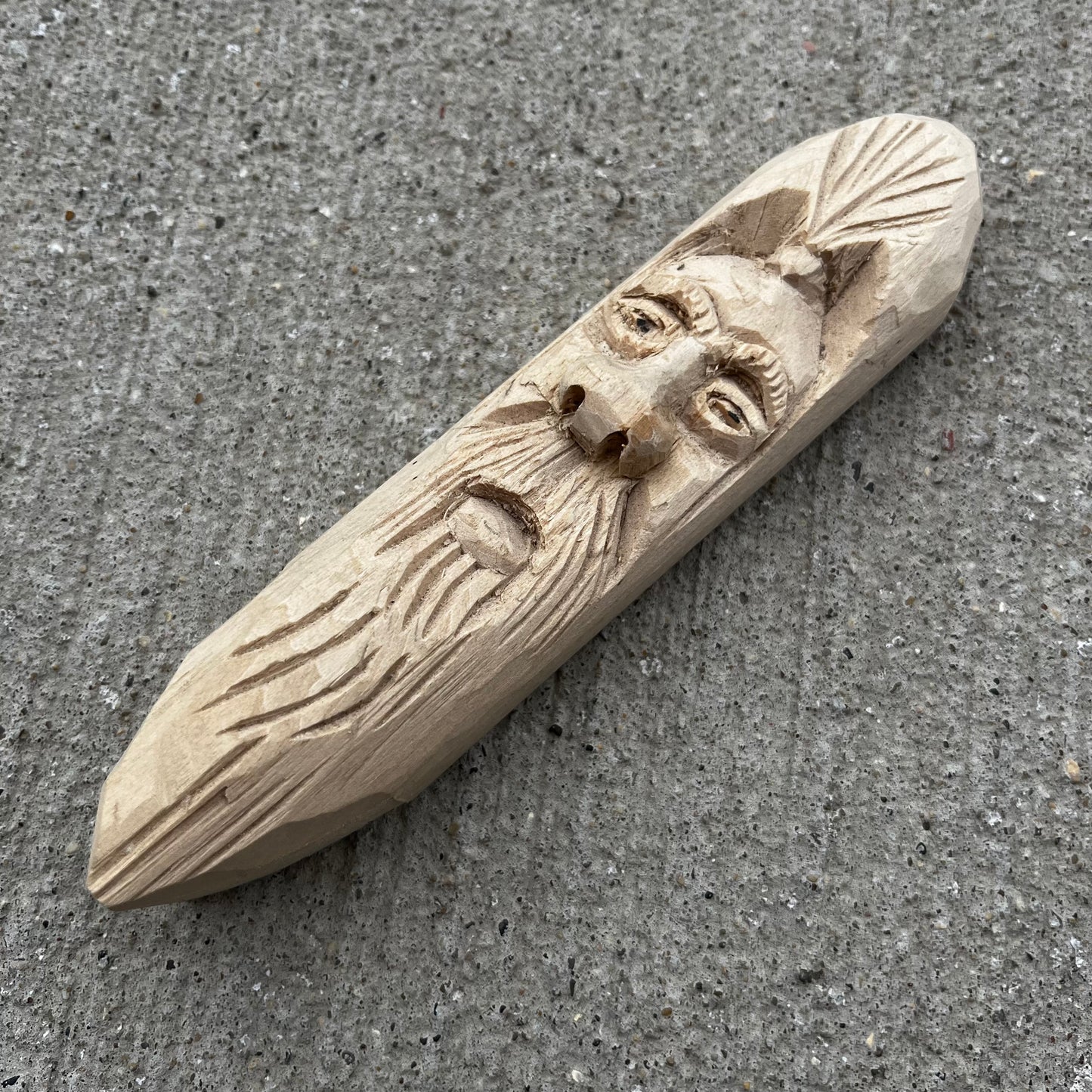 Small hand carved elder.