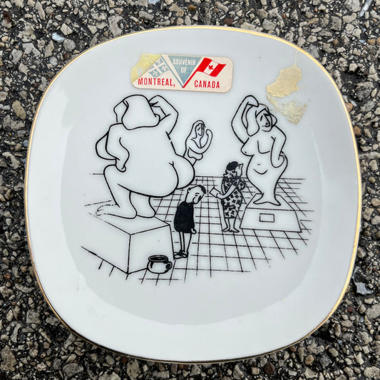 1950s Novelty souvenir dish.