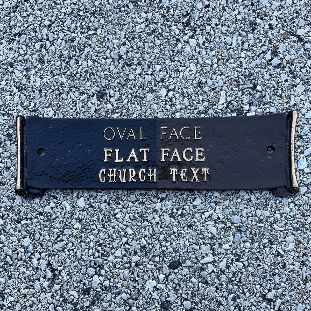 1998 Casket font salesman sample plaque.