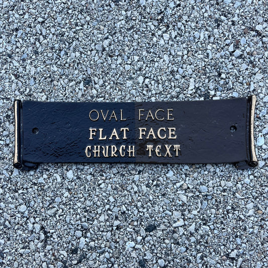 1998 Casket font salesman sample plaque.