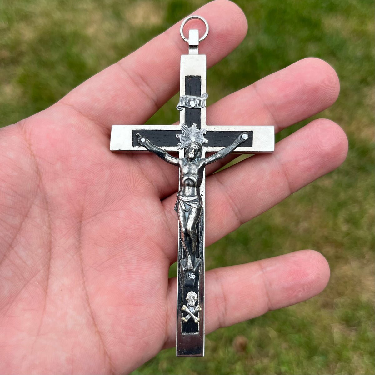 1950s Skull and Bones Crucifix.