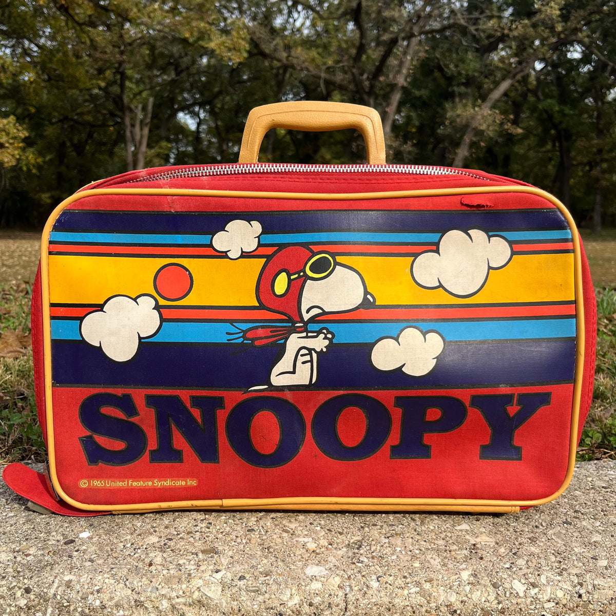 1965 Red Baron snoopy bag.