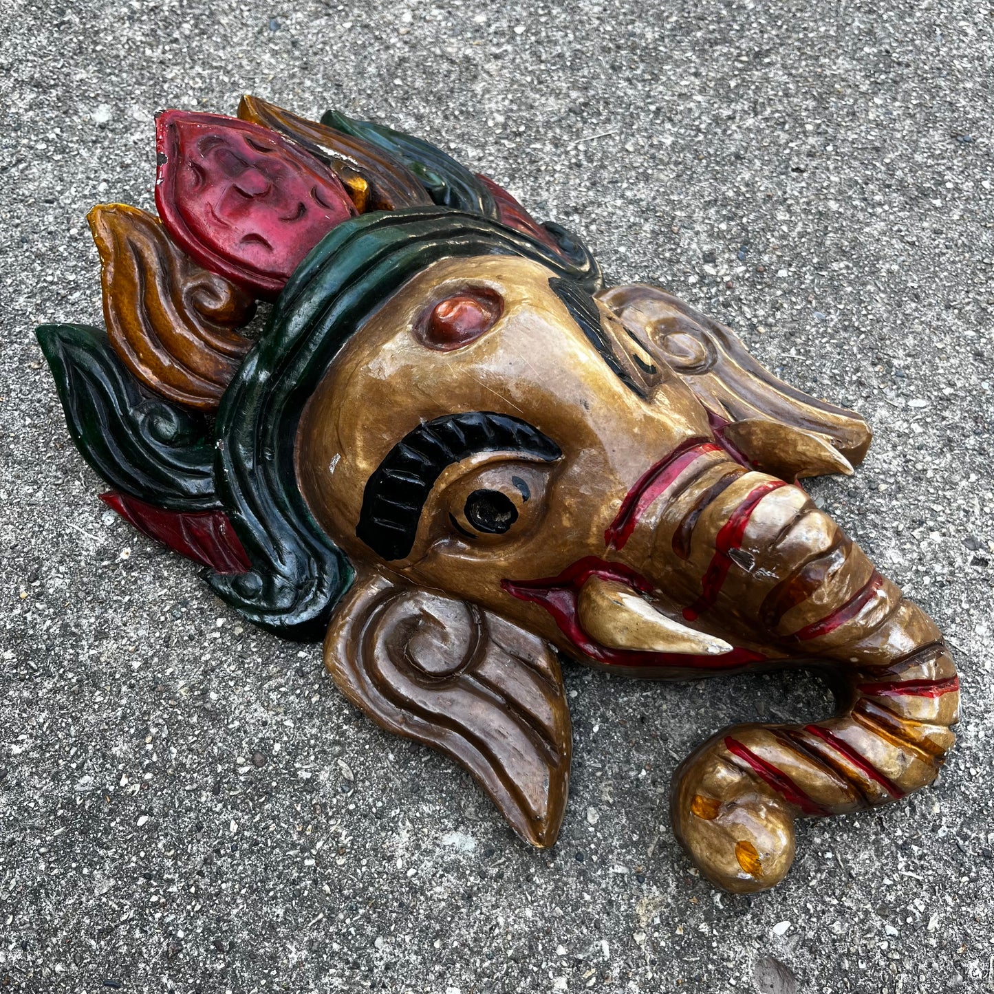 Vintage Nepali Ganesh mask.