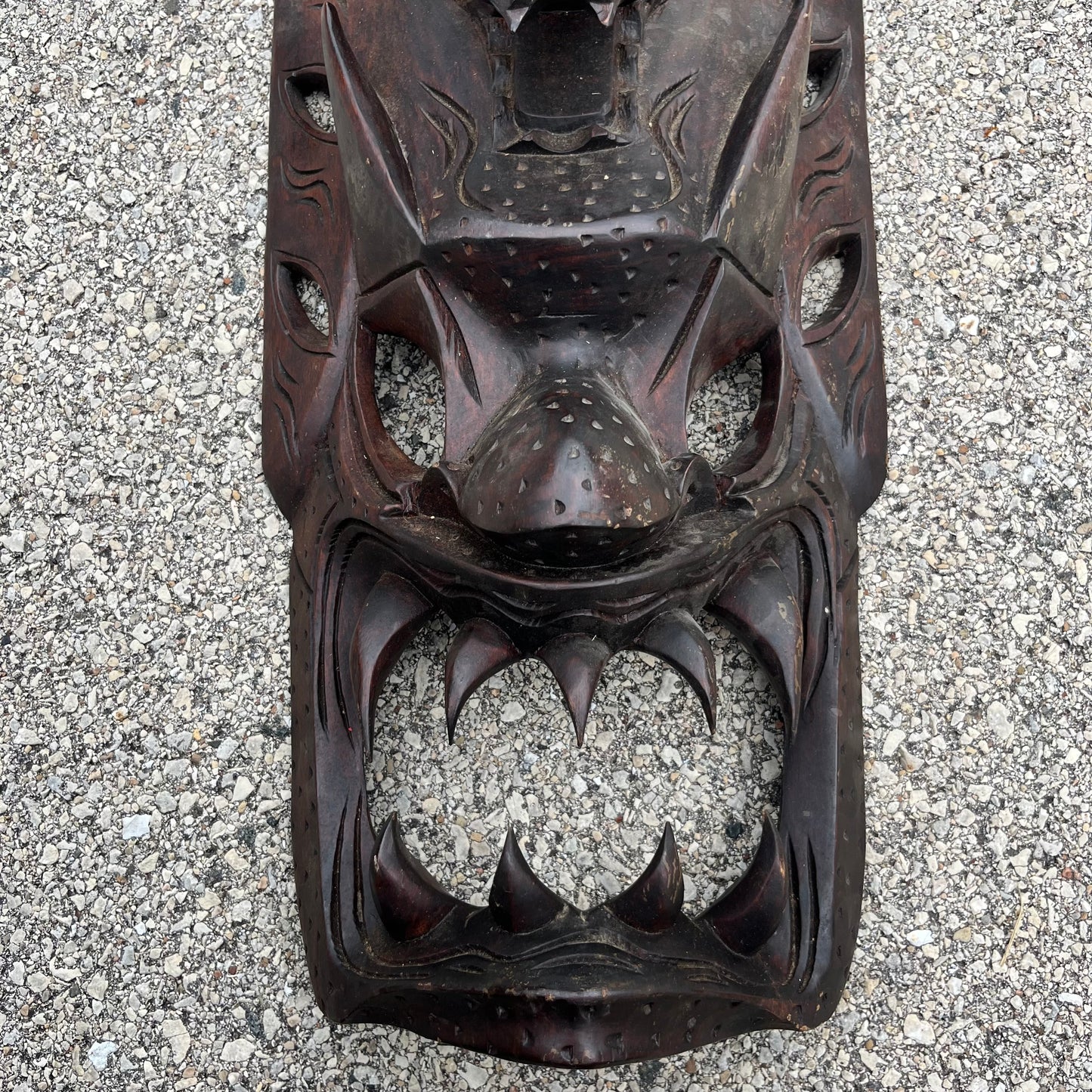 Vintage Filipino Bakunawa dragon mask.