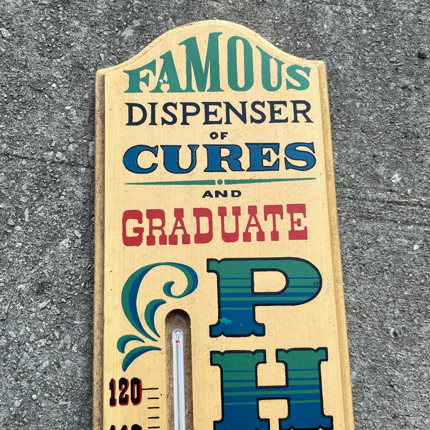 1970s Novelty “Physician” plaque.