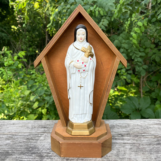 Vintage St. Theresa shrine.