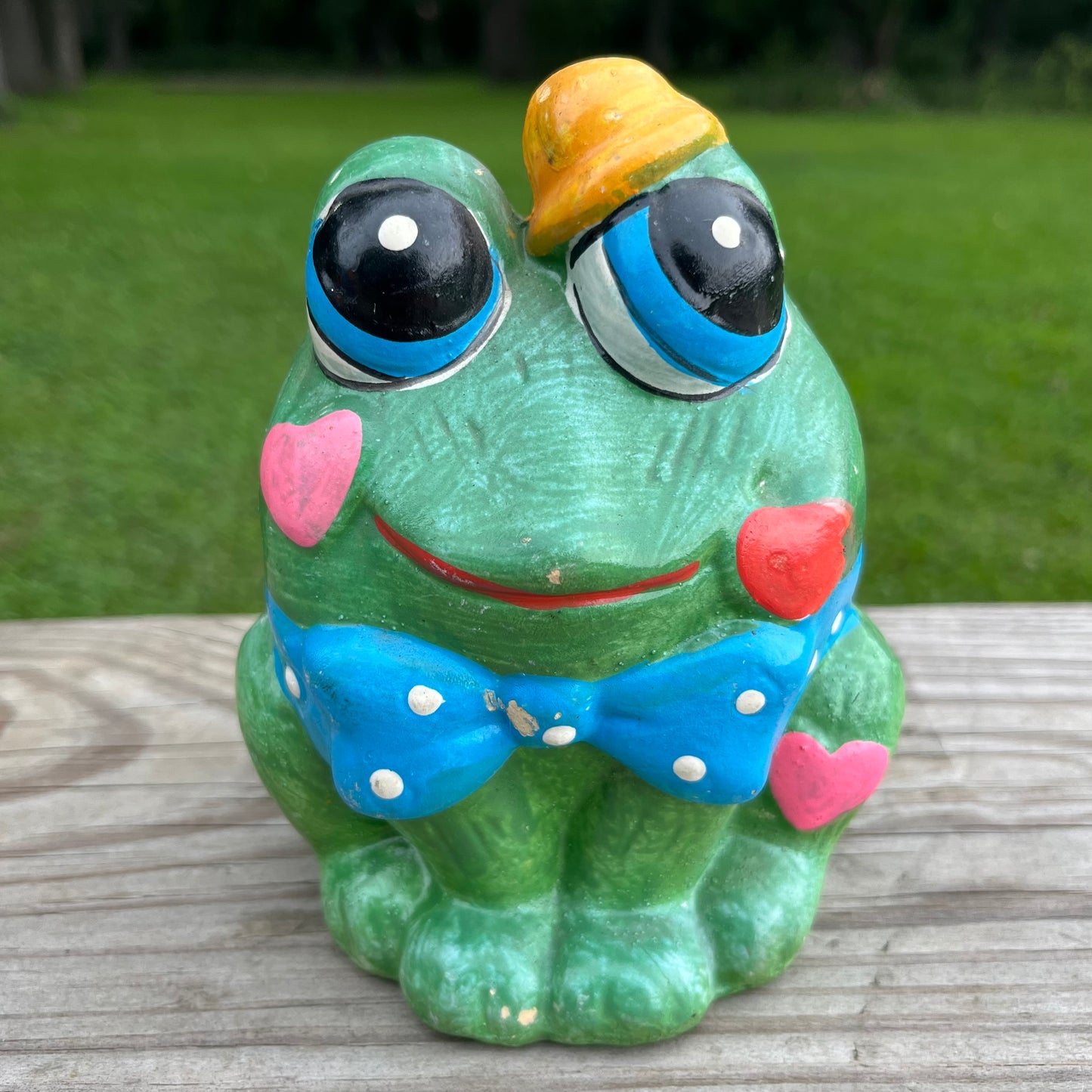 Vintage ceramic coin bank.