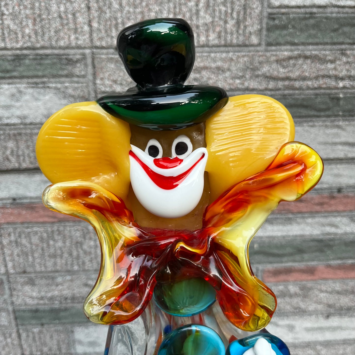 Large 1960s Glass blown Murano clown.