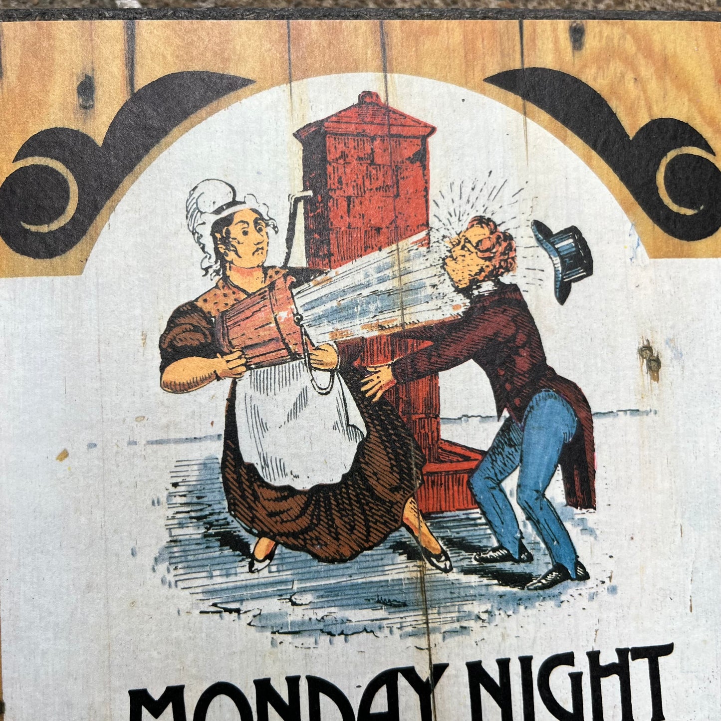 1975 “Monday night fights” plaque.
