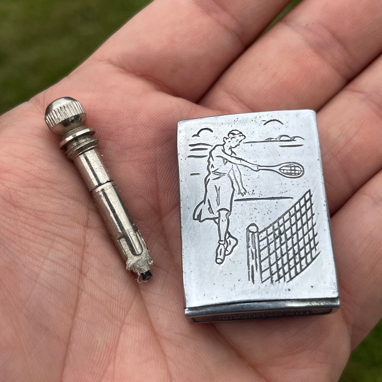 1930s Match King golfer permanent match. (Missing strike strip)
